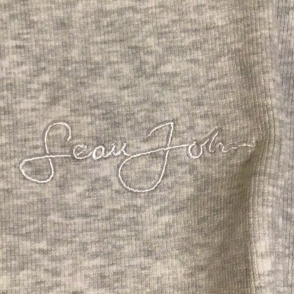 Misguided Women Sean John x Misguided ribbed leggings light gray Sz. 12 NWT - Picture 7 of 9